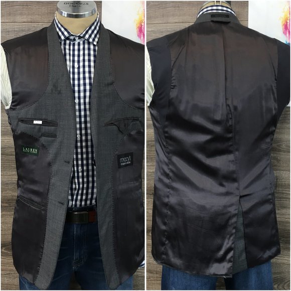 Mens Ralph Lauren Blazer Sport Coat Sport‎ Jacket Wool 40L Men Button Coats Suit - Picture 6 of 13